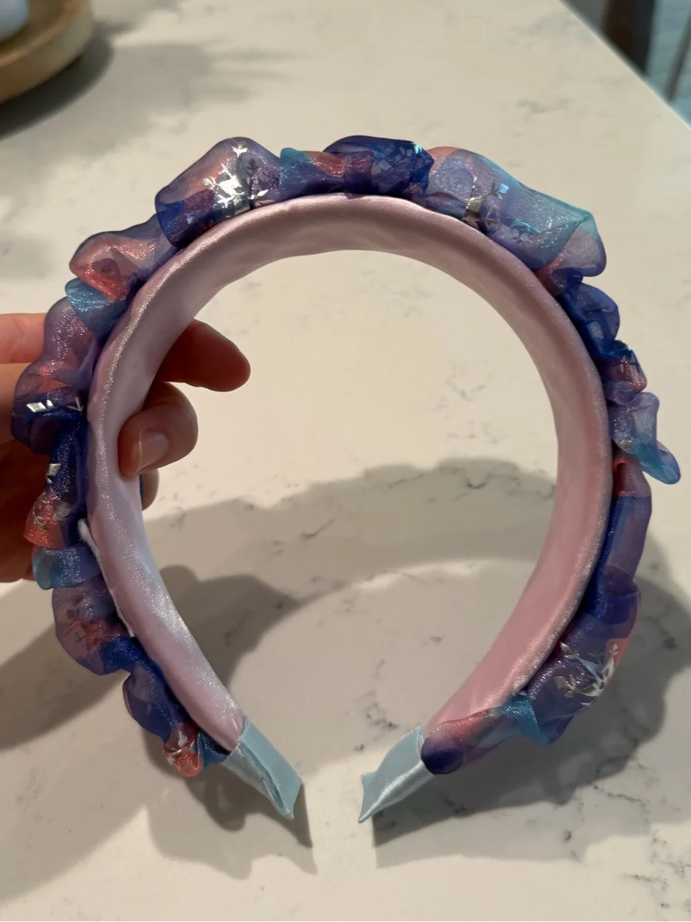Disney Frozen Tulle Headband with Olaf Charm